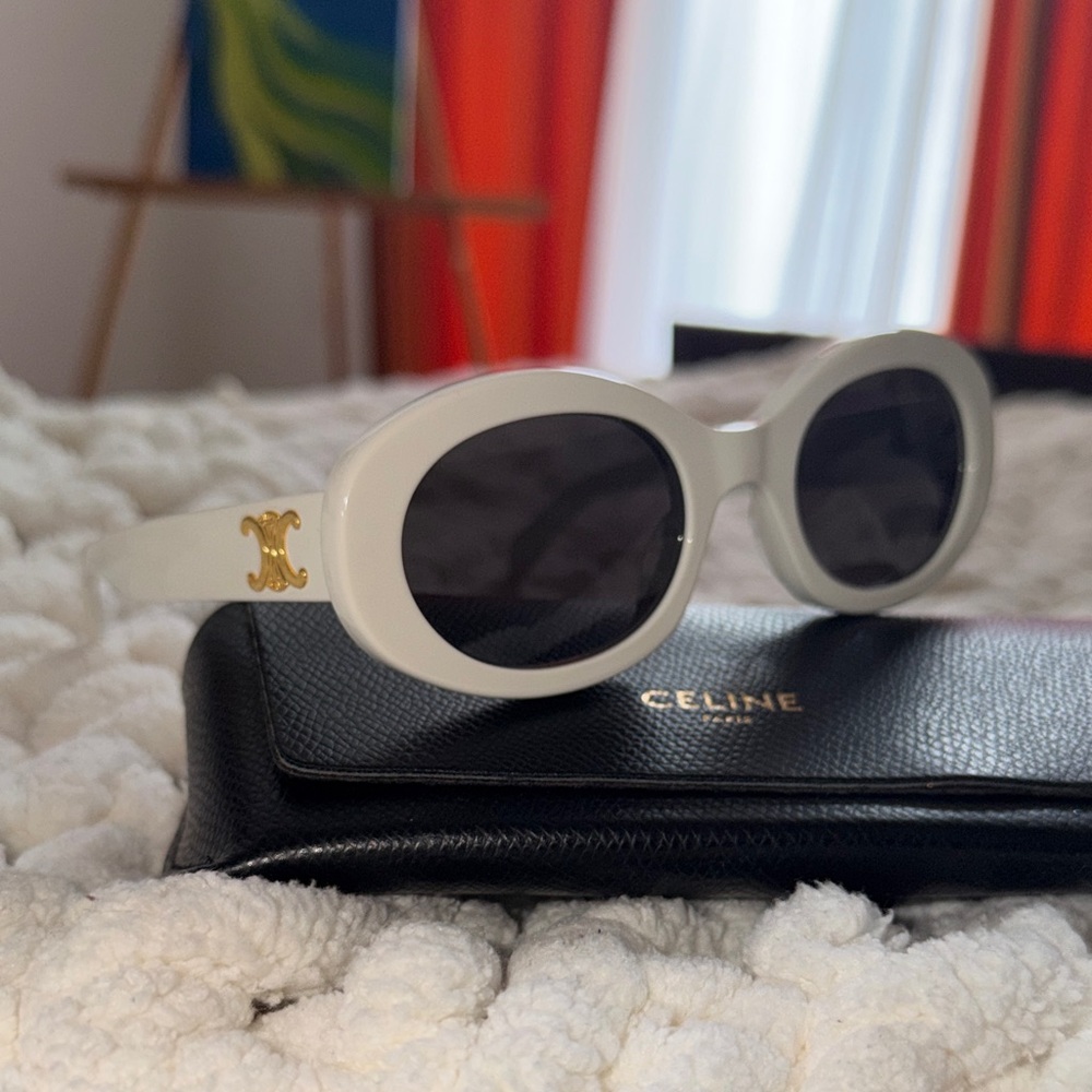 Celine Triomphe Oval Sunglasses